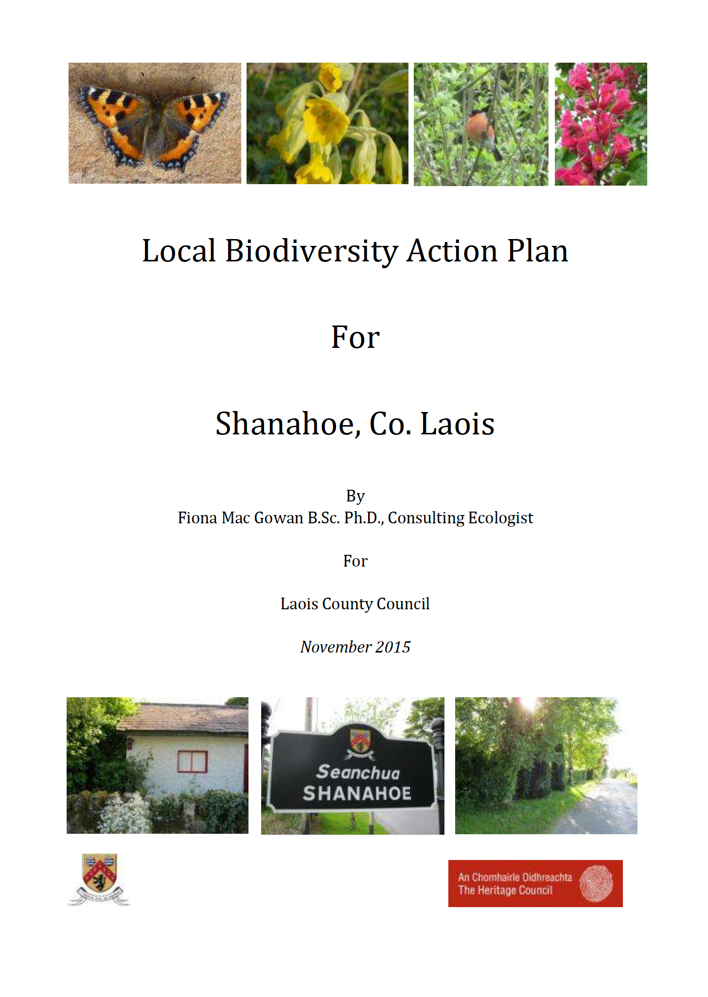 Shanahoe Biodiversity Action Plan 2015 – Actions For Biodiversity